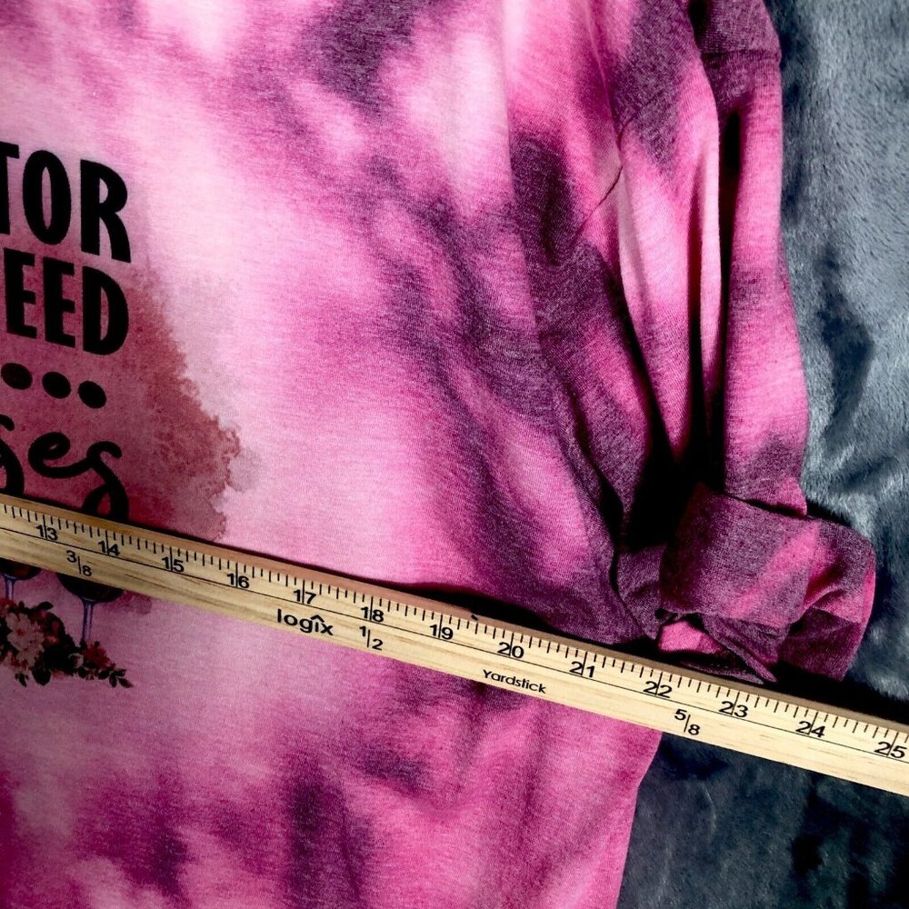 Graphic T Shirts Woman's Funny My Doctor Says I Need Glasses Fun Wine Shirt L - Picture 6 of 8